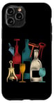 iPhone 11 Pro Sommelier Wine Drinking Tasting Retro Corkscrew Wine Opener Case