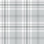 Muriva Kelso Grey Silver Check Wallpaper Metallic Country Tartan Plaid Stripe