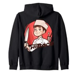 Hibachi Grill Teppanyaki Barbeque Japanese Cuisine Zip Hoodie