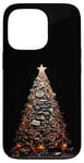 Coque pour iPhone 13 Pro Arbre de Noël Pièces de voiture et camion Mécanicien Garage Homme