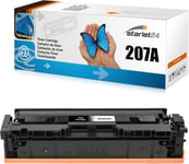 Toner noir 207A Cartouche Imprimante compatible avec HP 207A W2210A pour Color Laserjet Pro MFP M282nw M255dw M283fdn M283 M282 M255 avec puce (1 pack).[G1706]