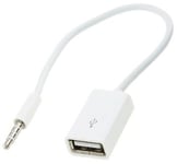 Câble Adaptateur AK290 Mini Jack 3.5mm AUX vers USB OTG,JL633