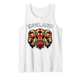 England Three Lions and English Rose Tank Top