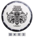 Frisbeegolfkiekko Discmania Distance Driver S-Line PD Nordic Phenom 2, valkoinen