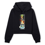 Pokemon Generation 6 Intro Women's Cropped Hoodie - Black - XS