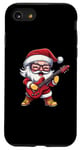 Coque pour iPhone SE (2020) / 7 / 8 Guitare Père Noël à bascule Cool Christmas Rock & Roll Musique