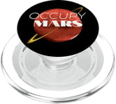 Occupy Mars L'exploration spatiale Terraform vaisseau PopSockets PopGrip pour MagSafe