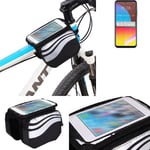 For HTC Desire 21 Pro bike frame bag bicycle mount smartphone holder top tube cr