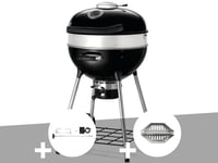 Barbecue à charbon Napoleon Charcoal Kettle Pro 57 cm + Rôtissoire pour barbecues à charbon Napoleon Rodeo Pro + Lot de 2 paniers à charbon Napoléon pour barbecues Ø 57cm - Napoleon