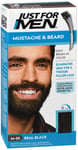 Just For Men Mustache & Beard (M-55) Brush-In Color Base - Real Black