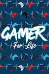 Gamer for Life Couverture Polaire 100% Polyester Motif Manette de Jeu Beats 100 x 150 cm