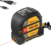 PREXISO Laser Rangefinder, 40 m, Digital Laser Tape Measure with LCD Backlight,