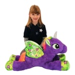 Grande Peluche Licorne Poney Cheval Violet 65cm, Enfants Enfant Adulte S.Valenti