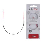 KnitPro Zing Fixed Knitting Needles – 22.5cm x 2mm Circular Knitting Pins