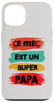 Coque pour iPhone 13 Ce mec est un super papa cadeau drôle papa fête des pères