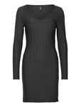 ONLY Onlastra L/S V-Neck Glitter Dress Jrs Svart