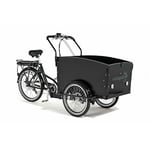 Cargobike Classic Electric  Svart Recycle - Elcykel-Recycle - Lådcykel Elcykel-Recycle