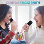 Bärbar Bluetooth Karaoke-högtalare med 1 trådlös mikrofon