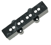 NEW 1 COVER PU BRIDGE JAZZ BASS 4 cordes - Black - Guitare JBass