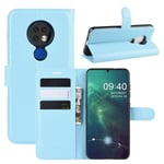 Nokia 6.2/7.2      Pu Wallet Case    [Lightblue]