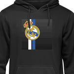 Hoodie för Vuxen | Bekväm Huvtröja Real Madrid svart M