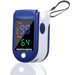 TradeProvider® Pulse Oximeter with and Lanyard, CE FCC Approved, Finger Oxygen Saturation Monitor Infant Heart Rate Checker for Monitoring SpO2 Levels