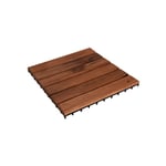 EDM - 9 dalles en Acacia pour terrasse progarden - 30x30cm