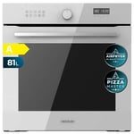 Cecotec Four Encastrable Multifonction 60 cm Bolero Hexa AF316000 Glass White A 3400 W, 81 L, 11 Fonctions avec Airfryer Master, Pizza Master, Steam Assist, Steam EasyClean, 3D Cooking, Defrost