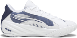 Puma All-pro Nitro Team Koripallokengät PUMA WHITE-NAVY