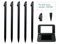 5 x Black Stylus for Nintendo 3DS XL/LL Plastic Stylus Replacement Parts Pen