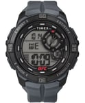 Montre Homme TIMEX UFC RUMBLE TW5M59300 Numérique Silicone Gris Chrono Timer