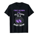 Mum Announcement Baby Bump Mom To Be First Mothers Day T-Shirt