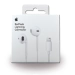 Apple Mmtn2zm/a Lightning Earpods Stereo Hörlurar Iphone 12 11/ Pro/ X Xs Xr /8/7 Ipad