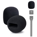 Microphone Cover Foam Compatible with Rode Wireless Go 2 - Mic Windscreen for Use with Rode Interview Go Handheld, 2PCS Rode Wireless Go II Covers by YOUSHARES