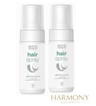 2 x Eco Cosmetics Hair Spray 150ml