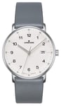 Junghans 41/4885.00 FORM Quartz grey calfskin strap Watch