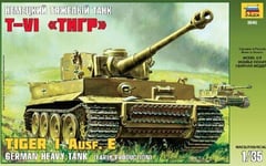 Tiger I Ausf.e Heavy Réservoir Early Production Tank Armato Plastique Kit 1:3 5