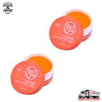 2 X  RED ONE AQUA HAIR GEL WAX FULL FORCE - MAXIMUM CONTROL - Orange - 150ML