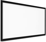 VEVOR 130Inch Projection Screen 16:9 4K HDTV Movie Screen Fixed Frame 3D Screen