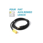 Cable jack auxiliaire mp3 audio autoradio alfa romeo spider - skyexpert