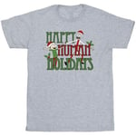 T-shirt Rick And Morty  Happy Human Holidays