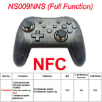 NS009 Bluetooth-peliohjain Langaton peliohjain Nintendo Switch Console PS3 PC:lle Windows 7 10 Dual Vibration Joystick