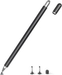 Stylet Tablette,2 En 1 Stylet Tactile Pencil Compatible Avec Toutes Les Tablettes Et Smartphones,Iphone,Ipad,Samsung,Lenovo,Surface,Huawei,Xiaomi,Android,Ios,Etc