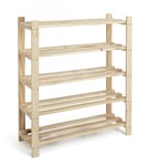 Argos Home Karee 5 Shelf Shoe Storage Rack - Pine