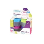 Sistema Convenient Dressing Pots To Go Containers Keep Food Fresh 4 X 35 Ml