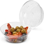 20 Pack Clear Plastic Party Bowls Soup Salad Dessert Wedding Dinner Bowls Party