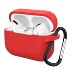 Etui Housse Coque de Protection en Silicone Rouge pour Boitier Airpod Pro - Visiodirect-