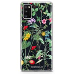 Babaco ERT Group Coque de téléphone Portable pour Samsung A41 Original et sous Licence Officielle Motif Flowers 041 Parfaitement adapté à la Forme du téléphone Portable, Coque en TPU