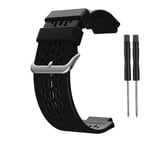 SQBB Mjukt watch Handledsrem Andas watch för Garmin- Approach S4/s2 Vivoactive Svart