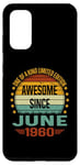 Coque pour Galaxy S20 Awesome Since June 1960 limited edition 64th Birthday